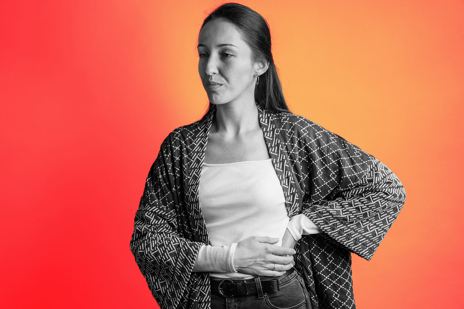 portrait photo of the artist milena grison